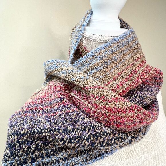 NWT Mucros Weavers Skellig Scarf Made In Ireland Merino Wool Blend - Picture 6 of 8